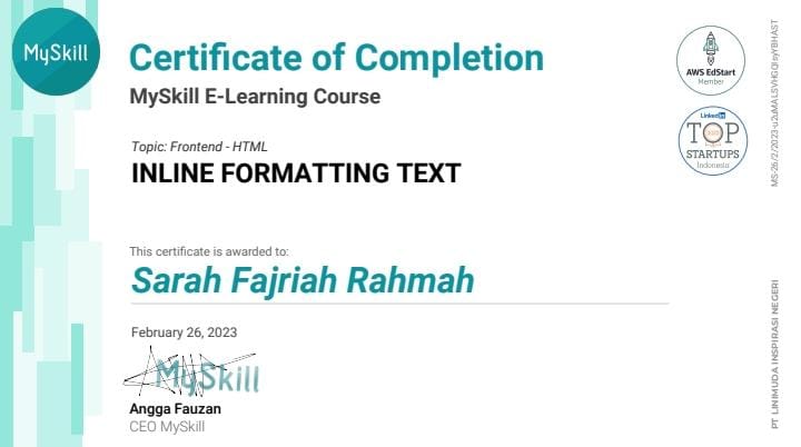 my skill